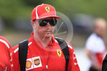 World © Octane Photographic Ltd. Formula 1 – Canadian GP - Paddock. Scuderia Ferrari SF71-H – Kimi Raikkonen. Circuit Gilles Villeneuve, Montreal, Canada. Thursday 7th June 2018.