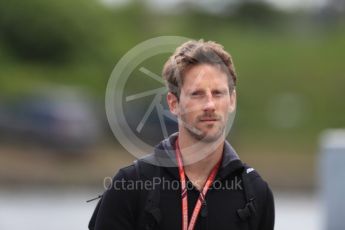 World © Octane Photographic Ltd. Formula 1 – Canadian GP - Paddock. Haas F1 Team VF-18 – Romain Grosjean. Circuit Gilles Villeneuve, Montreal, Canada. Thursday 7th June 2018.