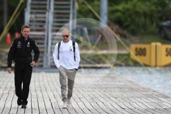 World © Octane Photographic Ltd. Formula 1 – Canadian GP - Paddock. Mercedes AMG Petronas Motorsport AMG F1 W09 EQ Power+ - Valtteri Bottas. Circuit Gilles Villeneuve, Montreal, Canada. Thursday 7th June 2018.