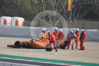 World © Octane Photographic Ltd. Formula 1 – Winter Test 1. McLaren MCL33 – Fernando Alonso. Circuit de Barcelona-Catalunya, Spain. Monday 26th February 2018.