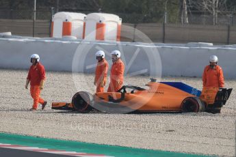 World © Octane Photographic Ltd. Formula 1 – Winter Test 1. McLaren MCL33 – Fernando Alonso. Circuit de Barcelona-Catalunya, Spain. Monday 26th February 2018.