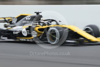 World © Octane Photographic Ltd. Formula 1 – Winter Test 1. Renault Sport F1 Team RS18 – Nico Hulkenberg. Circuit de Barcelona-Catalunya, Spain. Monday 26th February 2018.