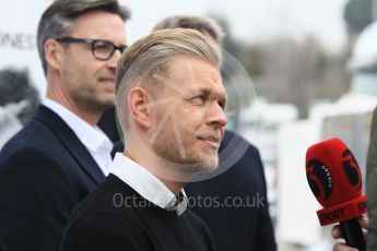 World © Octane Photographic Ltd. Formula 1 – Winter Test 1. Haas F1 Team VF-18 – Kevin Magnussen. Circuit de Barcelona-Catalunya, Spain. Monday 26th February 2018.