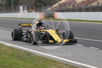 World © Octane Photographic Ltd. Formula 1 – Winter Test 1. Renault Sport F1 Team RS18 – Carlos Sainz. Circuit de Barcelona-Catalunya, Spain. Monday 26th February 2018.