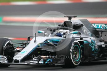 World © Octane Photographic Ltd. Formula 1 – Winter Test 1. Mercedes AMG Petronas Motorsport AMG F1 W09 EQ Power+ - Valtteri Bottas. Circuit de Barcelona-Catalunya, Spain. Monday 26th February 2018.