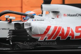 World © Octane Photographic Ltd. Formula 1 – Winter Test 1. Haas F1 Team VF-18 – Romain Grosjean. Circuit de Barcelona-Catalunya, Spain. Monday 26th February 2018.