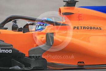 World © Octane Photographic Ltd. Formula 1 – Winter Test 1. McLaren MCL33 – Fernando Alonso. Circuit de Barcelona-Catalunya, Spain. Monday 26th February 2018. Digital Ref :