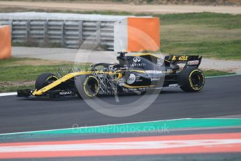 World © Octane Photographic Ltd. Formula 1 – Winter Test 1. Renault Sport F1 Team RS18 – Nico Hulkenberg. Circuit de Barcelona-Catalunya, Spain. Monday 26th February 2018.