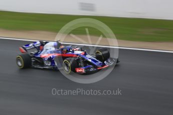 World © Octane Photographic Ltd. Formula 1 – Winter Test 1. Scuderia Toro Rosso STR13 – Brendon Hartley. Circuit de Barcelona-Catalunya, Spain. Monday 26th February 2018.