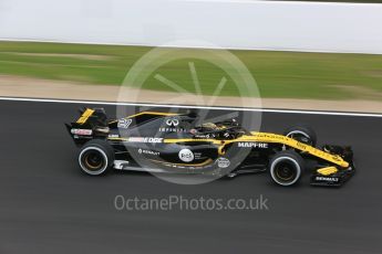 World © Octane Photographic Ltd. Formula 1 – Winter Test 1. Renault Sport F1 Team RS18 – Nico Hulkenberg. Circuit de Barcelona-Catalunya, Spain. Monday 26th February 2018.