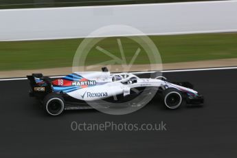 World © Octane Photographic Ltd. Formula 1 – Winter Test 1. Williams Martini Racing FW41 – Lance Stroll. Circuit de Barcelona-Catalunya, Spain. Monday 26th February 2018.