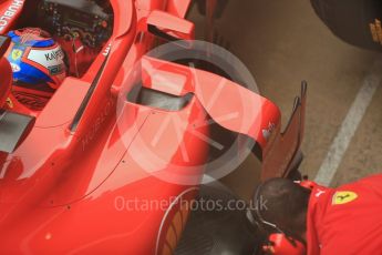 World © Octane Photographic Ltd. Formula 1 – Winter Test 1. Scuderia Ferrari SF71-H – Kimi Raikkonen, Circuit de Barcelona-Catalunya, Spain. Monday 26th February 2018.