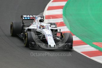 World © Octane Photographic Ltd. Formula 1 – Winter Test 1. Williams Martini Racing FW41 – Sergey Sirotkin. Circuit de Barcelona-Catalunya, Spain. Monday 26th February 2018.