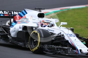 World © Octane Photographic Ltd. Formula 1 – Winter Test 1. Williams Martini Racing FW41 – Sergey Sirotkin. Circuit de Barcelona-Catalunya, Spain. Monday 26th February 2018.