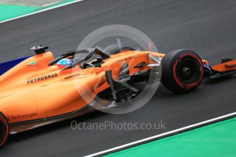 World © Octane Photographic Ltd. Formula 1 – Winter Test 1. McLaren MCL33 – Fernando Alonso. Circuit de Barcelona-Catalunya, Spain. Monday 26th February 2018.