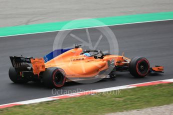World © Octane Photographic Ltd. Formula 1 – Winter Test 1. McLaren MCL33 – Fernando Alonso. Circuit de Barcelona-Catalunya, Spain. Monday 26th February 2018.