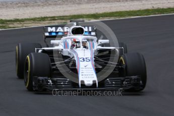 World © Octane Photographic Ltd. Formula 1 – Winter Test 1. Williams Martini Racing FW41 – Sergey Sirotkin. Circuit de Barcelona-Catalunya, Spain. Monday 26th February 2018.