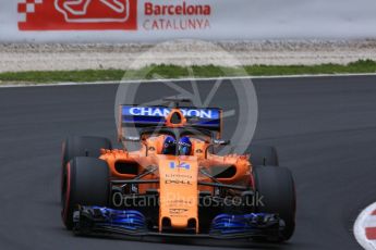 World © Octane Photographic Ltd. Formula 1 – Winter Test 1. McLaren MCL33 – Fernando Alonso. Circuit de Barcelona-Catalunya, Spain. Monday 26th February 2018.