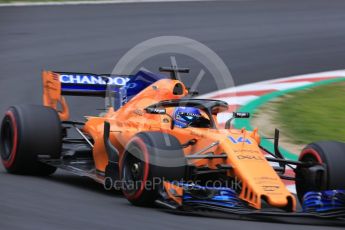 World © Octane Photographic Ltd. Formula 1 – Winter Test 1. McLaren MCL33 – Fernando Alonso. Circuit de Barcelona-Catalunya, Spain. Monday 26th February 2018.