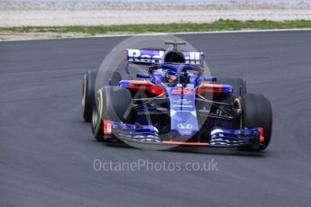 World © Octane Photographic Ltd. Formula 1 – Winter Test 1. Scuderia Toro Rosso STR13 – Brendon Hartley. Circuit de Barcelona-Catalunya, Spain. Monday 26th February 2018.