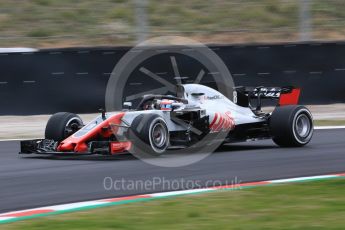 World © Octane Photographic Ltd. Formula 1 – Winter Test 1. Haas F1 Team VF-18 – Romain Grosjean. Circuit de Barcelona-Catalunya, Spain. Monday 26th February 2018.