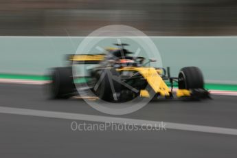 World © Octane Photographic Ltd. Formula 1 – Winter Test 1. Renault Sport F1 Team RS18 – Carlos Sainz. Circuit de Barcelona-Catalunya, Spain. Monday 26th February 2018.