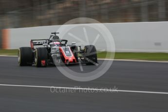 World © Octane Photographic Ltd. Formula 1 – Winter Test 1. Haas F1 Team VF-18 – Romain Grosjean. Circuit de Barcelona-Catalunya, Spain. Monday 26th February 2018.