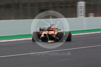 World © Octane Photographic Ltd. Formula 1 – Winter Test 1. McLaren MCL33 – Fernando Alonso. Circuit de Barcelona-Catalunya, Spain. Monday 26th February 2018.