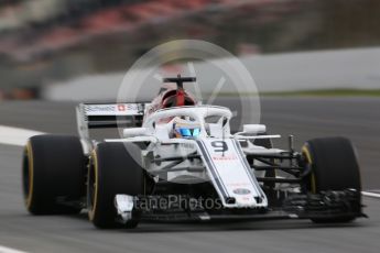 World © Octane Photographic Ltd. Formula 1 – Winter Test 1. Alfa Romeo Sauber F1 Team C37 – Marcus Ericsson. Circuit de Barcelona-Catalunya, Spain. Monday 26th February 2018.