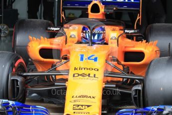 World © Octane Photographic Ltd. Formula 1 – Winter Test 1. McLaren MCL33 – Fernando Alonso. Circuit de Barcelona-Catalunya, Spain. Monday 26th February 2018.