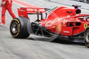 World © Octane Photographic Ltd. Formula 1 – Winter Test 1. Scuderia Ferrari SF71-H – Kimi Raikkonen, Circuit de Barcelona-Catalunya, Spain. Monday 26th February 2018.