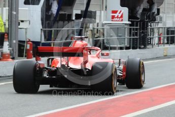 World © Octane Photographic Ltd. Formula 1 – Winter Test 1. Scuderia Ferrari SF71-H – Kimi Raikkonen, Circuit de Barcelona-Catalunya, Spain. Monday 26th February 2018.