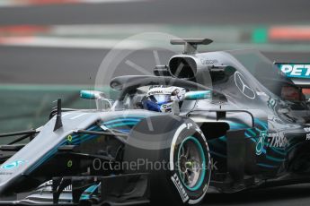 World © Octane Photographic Ltd. Formula 1 – Winter Test 1. Mercedes AMG Petronas Motorsport AMG F1 W09 EQ Power+ - Valtteri Bottas. Circuit de Barcelona-Catalunya, Spain. Monday 26th February 2018.