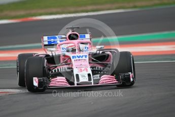 World © Octane Photographic Ltd. Formula 1 – Winter Test 1. Sahara Force India VJM11 Nikita Mazepin. Circuit de Barcelona-Catalunya, Spain. Monday 26th February 2018.