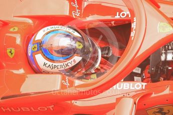 World © Octane Photographic Ltd. Formula 1 – Winter Test 1. Scuderia Ferrari SF71-H – Kimi Raikkonen, Circuit de Barcelona-Catalunya, Spain. Monday 26th February 2018.