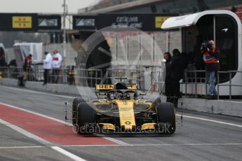 World © Octane Photographic Ltd. Formula 1 – Winter Test 1. Renault Sport F1 Team RS18 – Nico Hulkenberg. Circuit de Barcelona-Catalunya, Spain. Monday 26th February 2018.