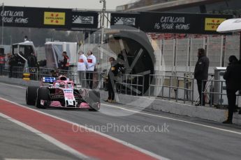 World © Octane Photographic Ltd. Formula 1 – Winter Test 1. Sahara Force India VJM11 Nikita Mazepin. Circuit de Barcelona-Catalunya, Spain. Monday 26th February 2018.