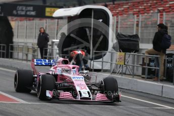 World © Octane Photographic Ltd. Formula 1 – Winter Test 1. Sahara Force India VJM11 Nikita Mazepin. Circuit de Barcelona-Catalunya, Spain. Monday 26th February 2018.