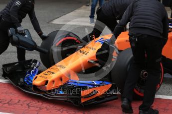 World © Octane Photographic Ltd. Formula 1 – Winter Test 1. McLaren MCL33 – Fernando Alonso. Circuit de Barcelona-Catalunya, Spain. Monday 26th February 2018.