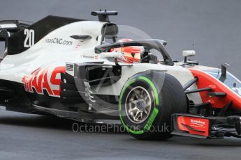 World © Octane Photographic Ltd. Formula 1 – Winter Test 1. Haas F1 Team VF-18 – Kevin Magnussen. Circuit de Barcelona-Catalunya, Spain. Tuesday 27th February 2018.