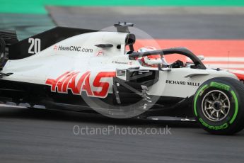 World © Octane Photographic Ltd. Formula 1 – Winter Test 1. Haas F1 Team VF-18 – Kevin Magnussen. Circuit de Barcelona-Catalunya, Spain. Tuesday 27th February 2018.