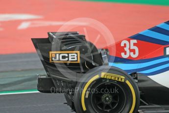 World © Octane Photographic Ltd. Formula 1 – Winter Test 1. Williams Martini Racing FW41 – Sergey Sirotkin. Circuit de Barcelona-Catalunya, Spain. Tuesday 27th February 2018.