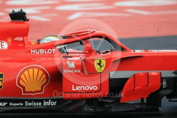 World © Octane Photographic Ltd. Formula 1 – Winter Test 1. Scuderia Ferrari SF71-H – Sebastian Vettel, Circuit de Barcelona-Catalunya, Spain. Tuesday 27th February 2018.