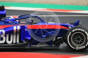 World © Octane Photographic Ltd. Formula 1 – Winter Test 1. Scuderia Toro Rosso STR13 – Pierre Gasly. Circuit de Barcelona-Catalunya, Spain. Tuesday 27th February 2018.