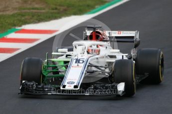 World © Octane Photographic Ltd. Formula 1 – Winter Test 1. Alfa Romeo Sauber F1 Team C37 – Charles Leclerc. Circuit de Barcelona-Catalunya, Spain. Tuesday 27th February 2018.