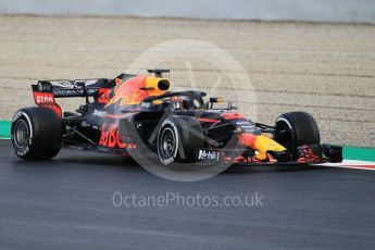 World © Octane Photographic Ltd. Formula 1 – Winter Test 1. Aston Martin Red Bull Racing TAG Heuer RB14 – Max Verstappen. Circuit de Barcelona-Catalunya, Spain. Tuesday 27th February 2018.