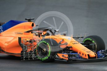 World © Octane Photographic Ltd. Formula 1 – Winter Test 1. McLaren MCL33 – Stoffel Vandoorne. Circuit de Barcelona-Catalunya, Spain. Tuesday 27th February 2018.