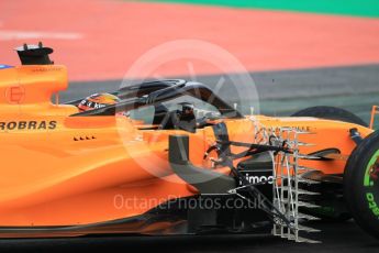 World © Octane Photographic Ltd. Formula 1 – Winter Test 1. McLaren MCL33 – Stoffel Vandoorne. Circuit de Barcelona-Catalunya, Spain. Tuesday 27th February 2018.