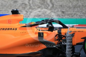 World © Octane Photographic Ltd. Formula 1 – Winter Test 1. McLaren MCL33 – Stoffel Vandoorne. Circuit de Barcelona-Catalunya, Spain. Tuesday 27th February 2018.