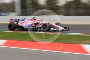 World © Octane Photographic Ltd. Formula 1 – Winter Test 1. Esteban Ocon. Circuit de Barcelona-Catalunya, Spain. Tuesday 27th February 2018.